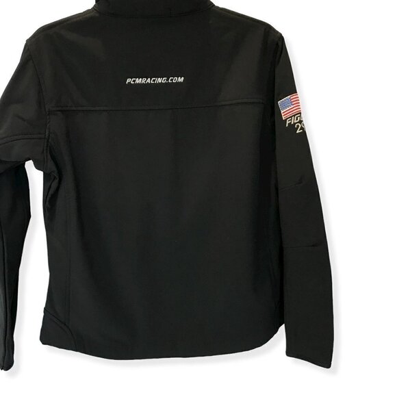 Port Authority Soft Shell Jacket L790 Glacier Women's Medium Customized Black - Picture 2 of 10